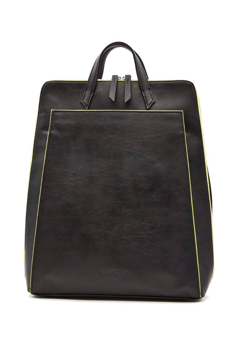 Urban laptop backpack - Black/Yellow