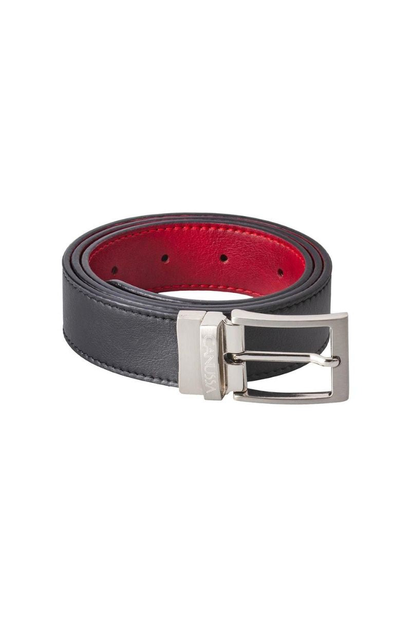 Reverse Belt – Reversible Black/Red