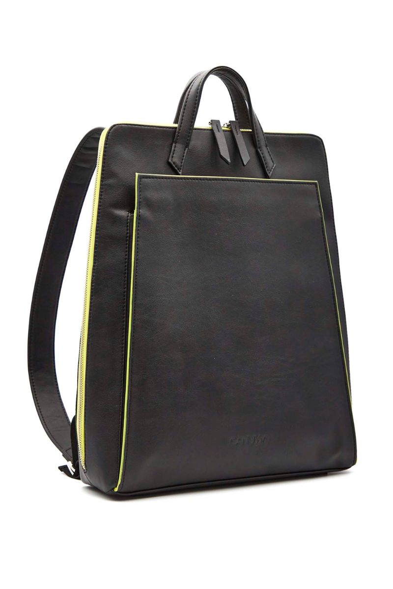 Urban mochila para ordenador - Negro/Amarillo