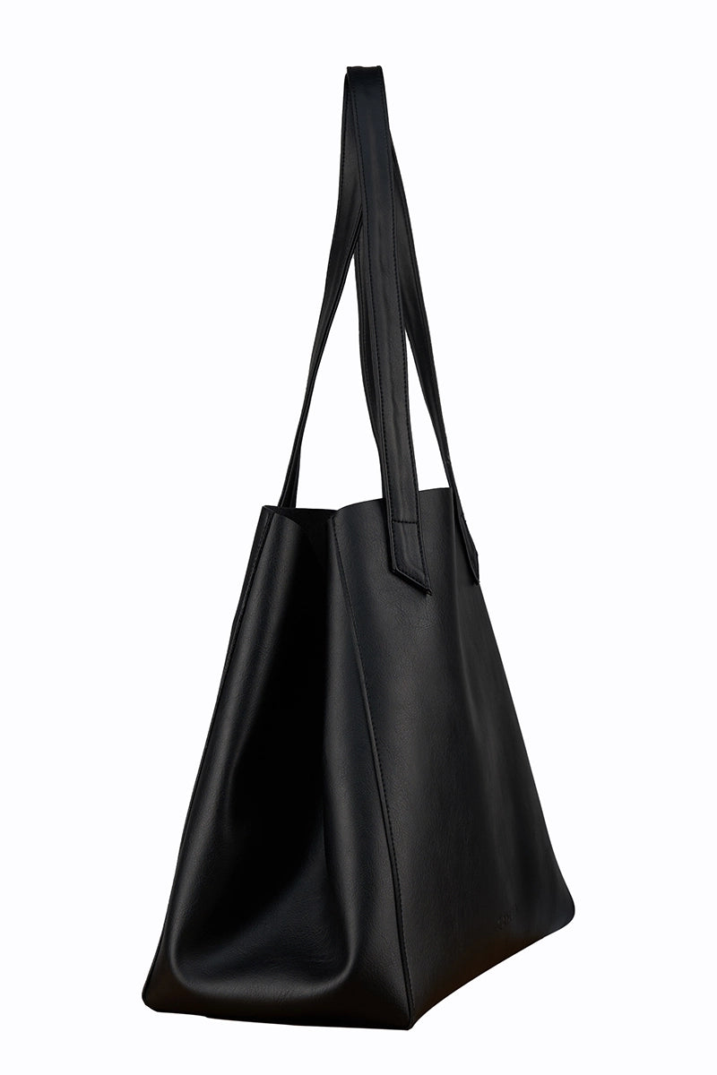 TOTISSIMO Black - Shoulder Vegan Bag