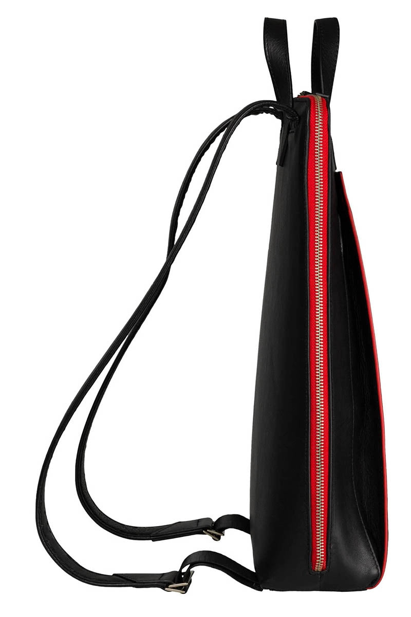 Urban Backpack Black/Red - Vegan Laptop Backpack